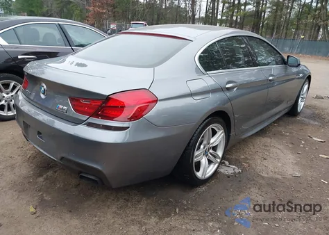 2013 BMW 650I Gran Coupe xDrive z USA, uszkodzony, nr VIN WBA6B4C59DDG67750